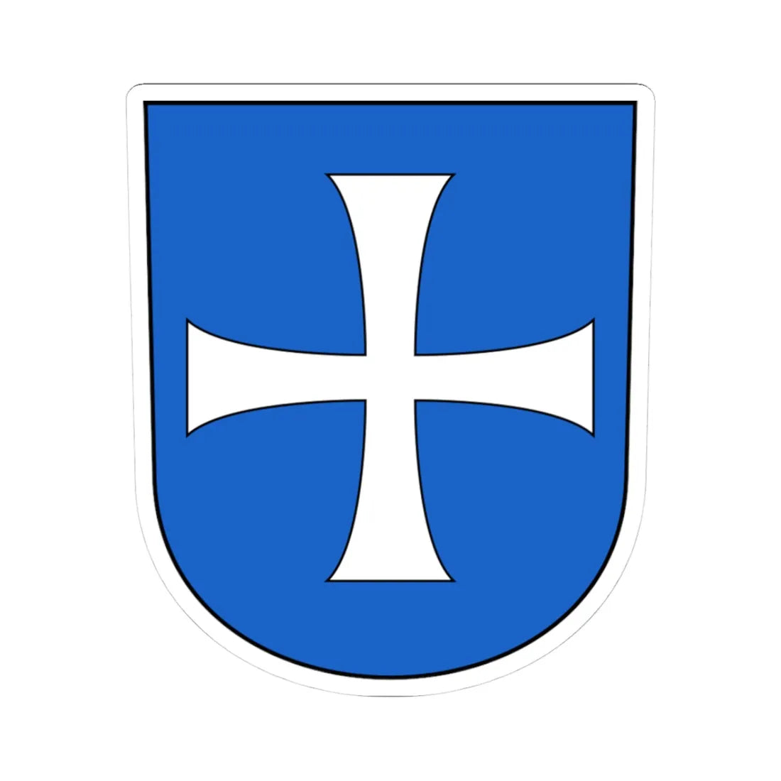 Neuendorf SO-blazon (Switzerland) (Coat of Arms) STICKER Vinyl Kiss-Cut Decal 3 Inch White - The Sticker Space