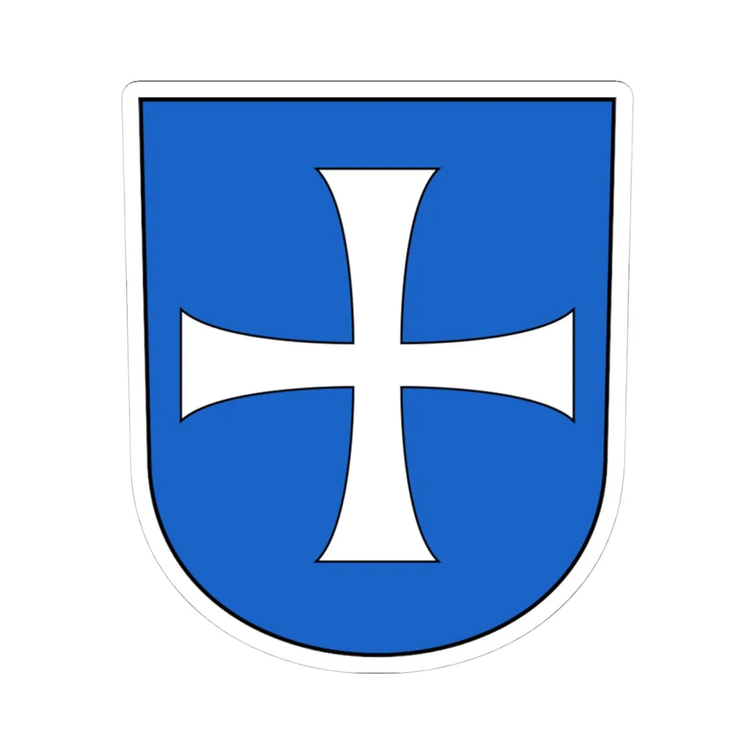 Neuendorf SO-blazon (Switzerland) (Coat of Arms) STICKER Vinyl Kiss-Cut Decal 4 Inch White - The Sticker Space