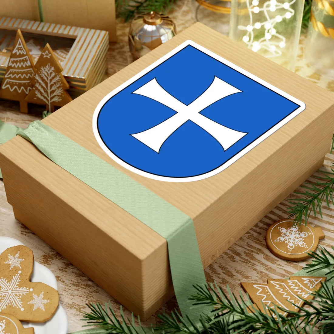 Neuendorf SO-blazon (Switzerland) (Coat of Arms) STICKER Vinyl Kiss-Cut Decal - The Sticker Space