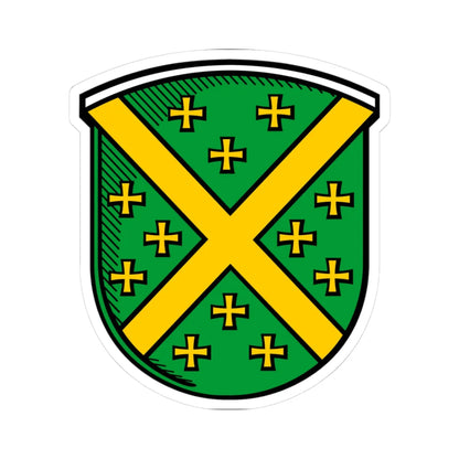 Neues Wappen Merenberg (Germany) (Coat of Arms) STICKER Vinyl Kiss-Cut Decal 3 Inch White - The Sticker Space