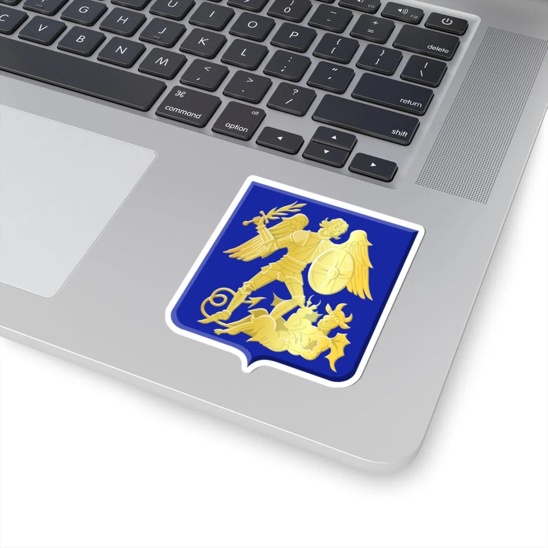 Neufchâteau wapen (Belgium) (Coat of Arms) STICKER Vinyl Kiss-Cut Decal - The Sticker Space