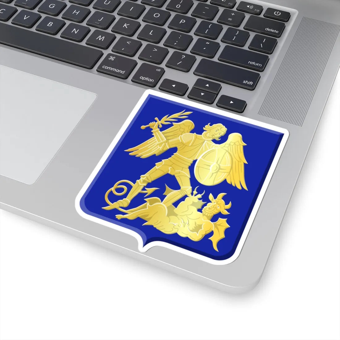 Neufchâteau wapen (Belgium) (Coat of Arms) STICKER Vinyl Kiss-Cut Decal - The Sticker Space