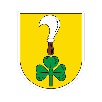 Neuhausen am Rheinfall-coat of arms (Switzerland) (Coat of Arms) STICKER Vinyl Kiss-Cut Decal 4 Inch White - The Sticker Space