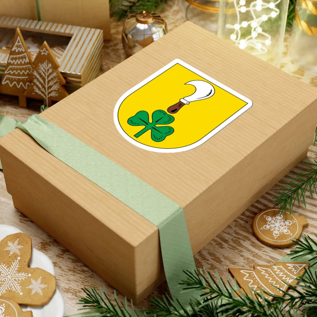 Neuhausen am Rheinfall-coat of arms (Switzerland) (Coat of Arms) STICKER Vinyl Kiss-Cut Decal - The Sticker Space