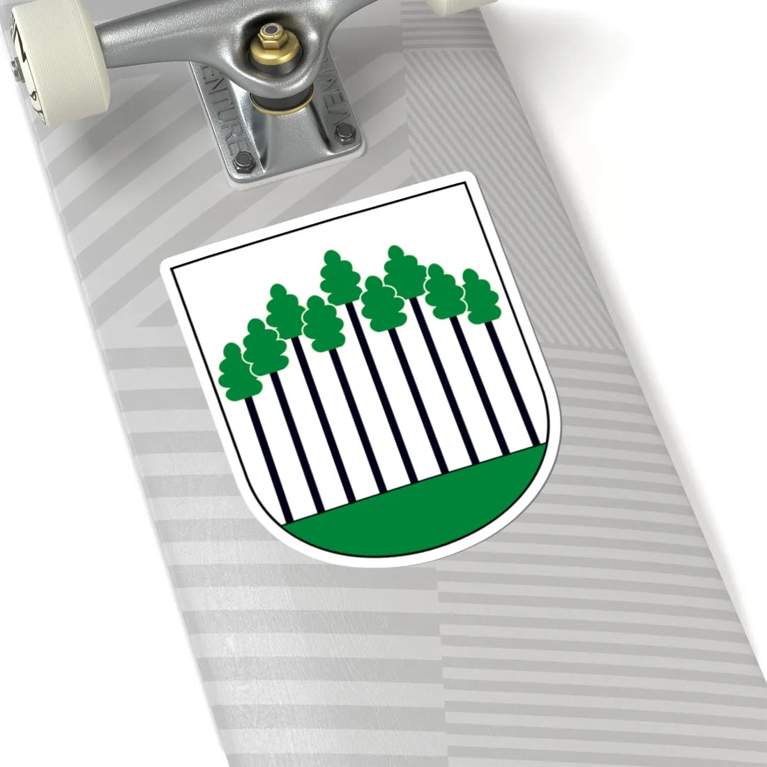 Neunforn-blazon (Switzerland) (Coat of Arms) STICKER Vinyl Kiss-Cut Decal - The Sticker Space