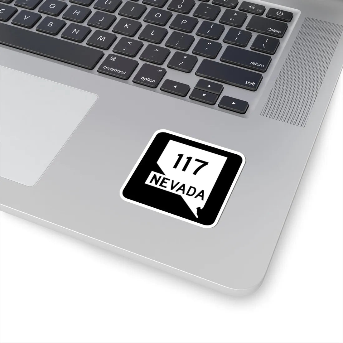 Nevada 117 (Nevada) (Road Sign) STICKER Vinyl Kiss-Cut Decal - The Sticker Space