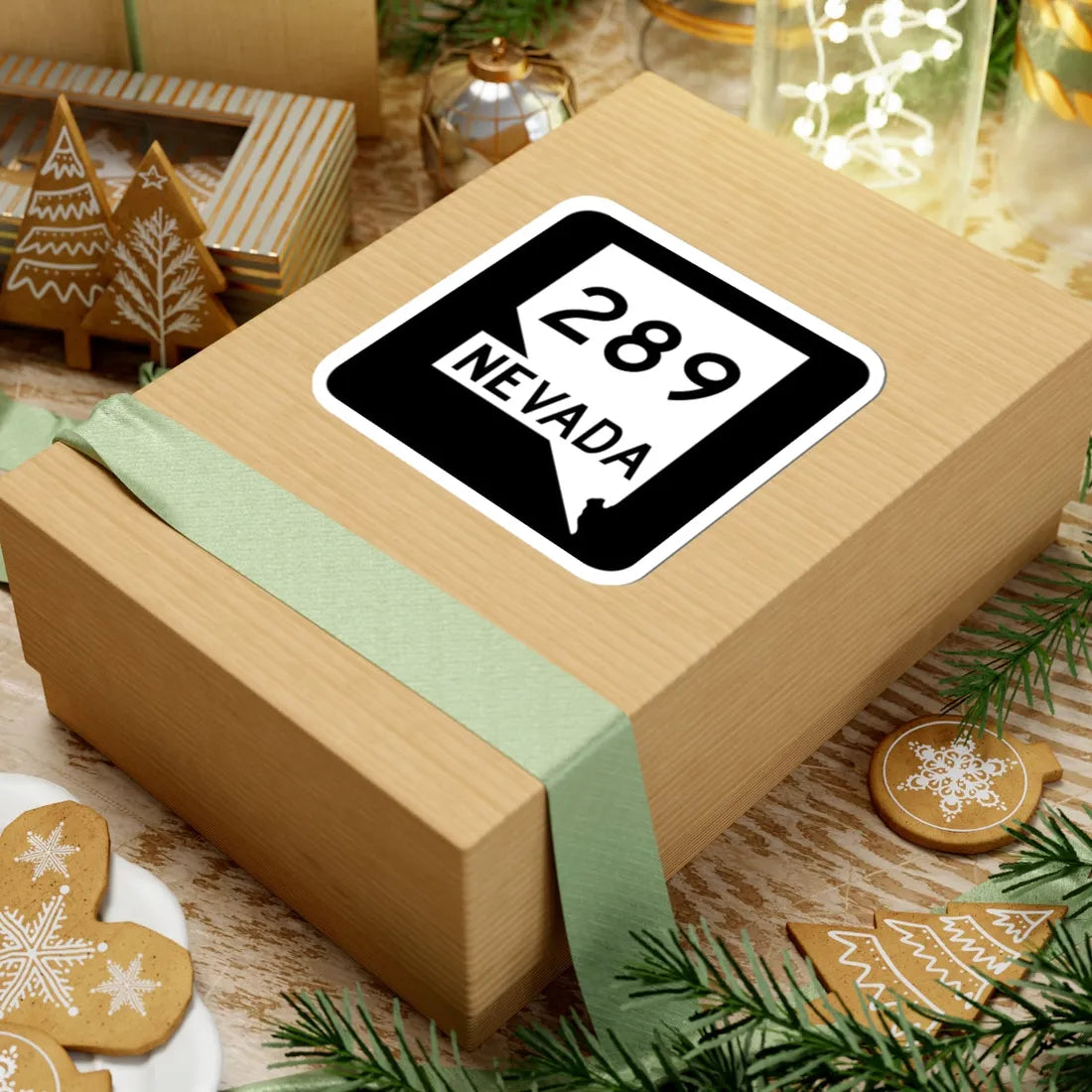 Nevada 289 (Nevada) (Road Sign) STICKER Vinyl Kiss-Cut Decal - The Sticker Space