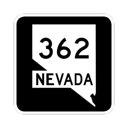 Nevada 362 (Nevada) (Road Sign) STICKER Vinyl Kiss-Cut Decal 4 Inch White - The Sticker Space