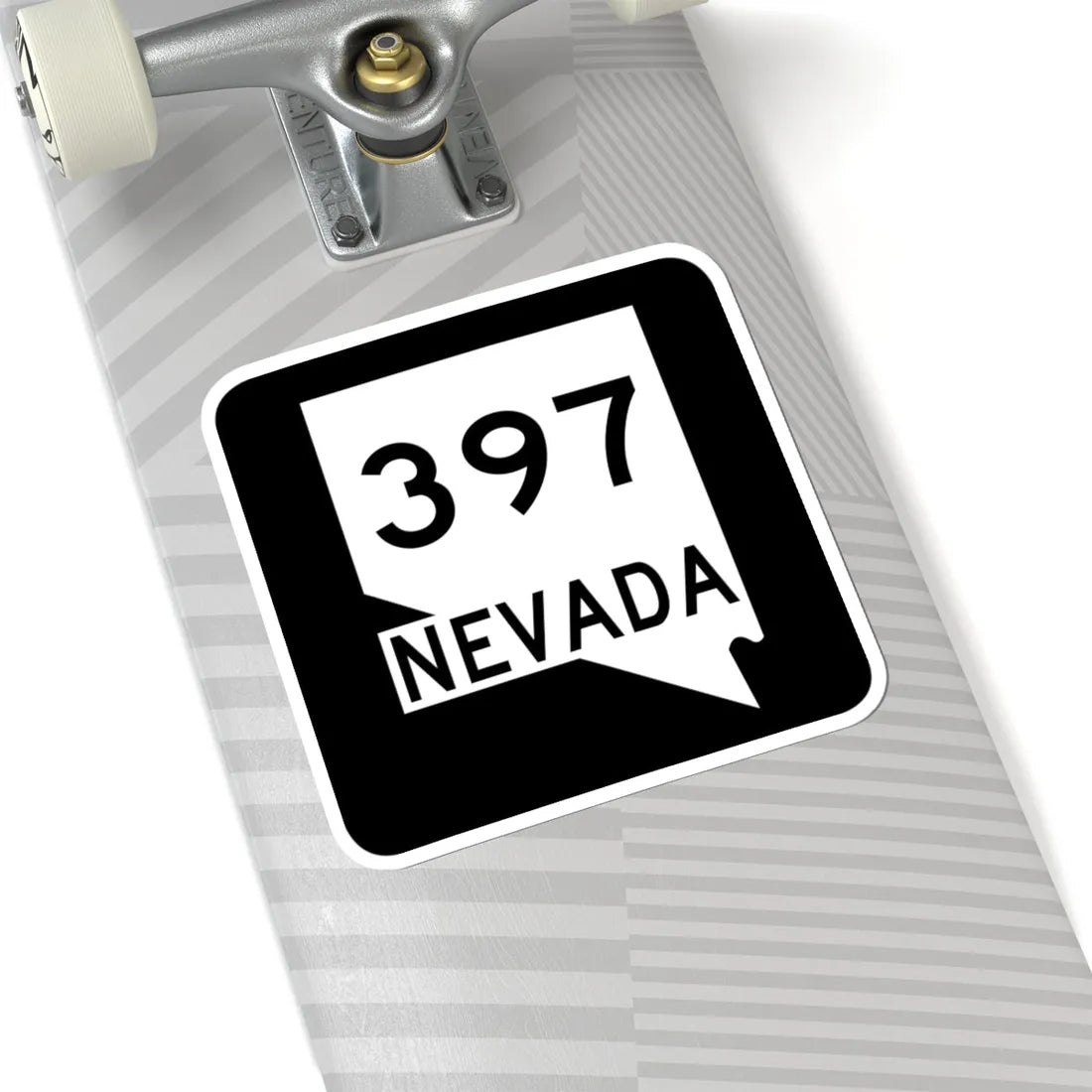 Nevada 397 (Nevada) (Road Sign) STICKER Vinyl Kiss-Cut Decal - The Sticker Space