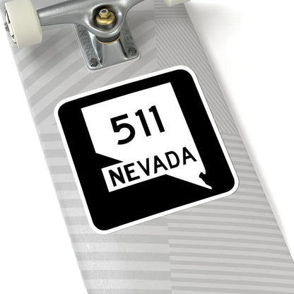 Nevada 511 (Nevada) (Road Sign) STICKER Vinyl Kiss-Cut Decal - The Sticker Space