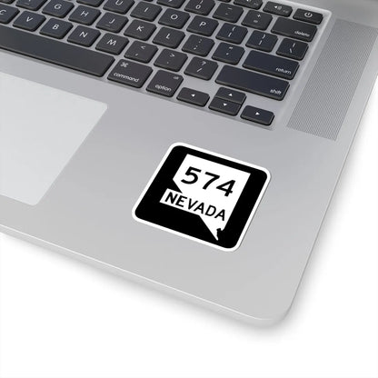 Nevada 574 (Nevada) (Road Sign) STICKER Vinyl Kiss-Cut Decal - The Sticker Space