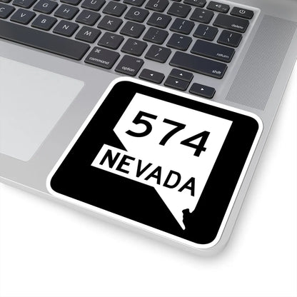 Nevada 574 (Nevada) (Road Sign) STICKER Vinyl Kiss-Cut Decal - The Sticker Space