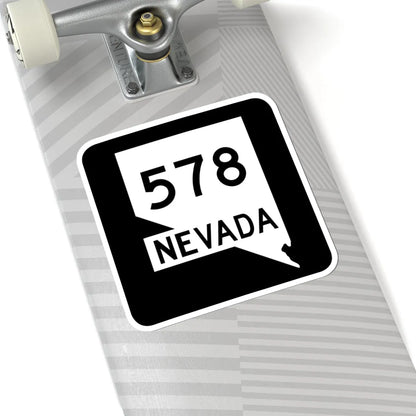 Nevada 578 (Nevada) (Road Sign) STICKER Vinyl Kiss-Cut Decal - The Sticker Space