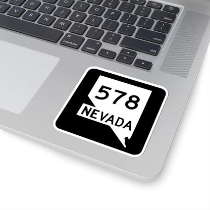 Nevada 578 (Nevada) (Road Sign) STICKER Vinyl Kiss-Cut Decal - The Sticker Space