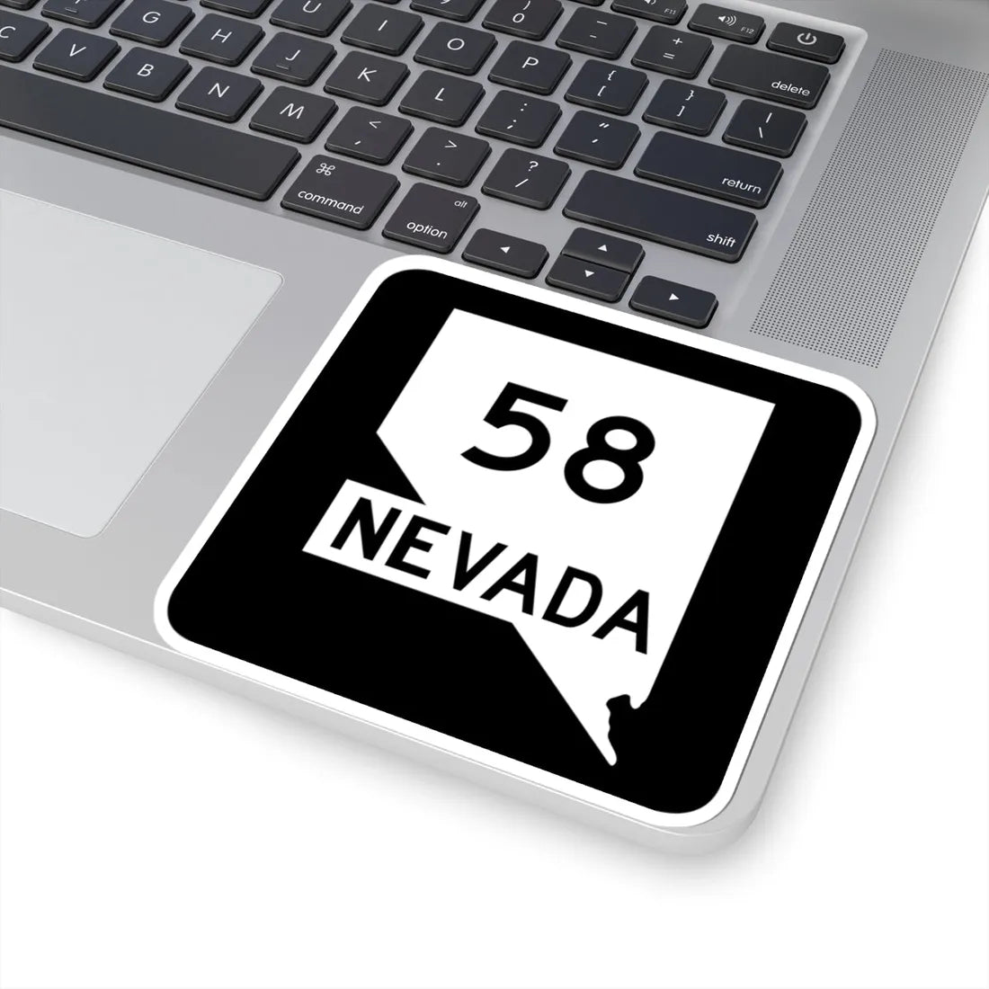 Nevada 58 (Nevada) (Road Sign) STICKER Vinyl Kiss-Cut Decal - The Sticker Space