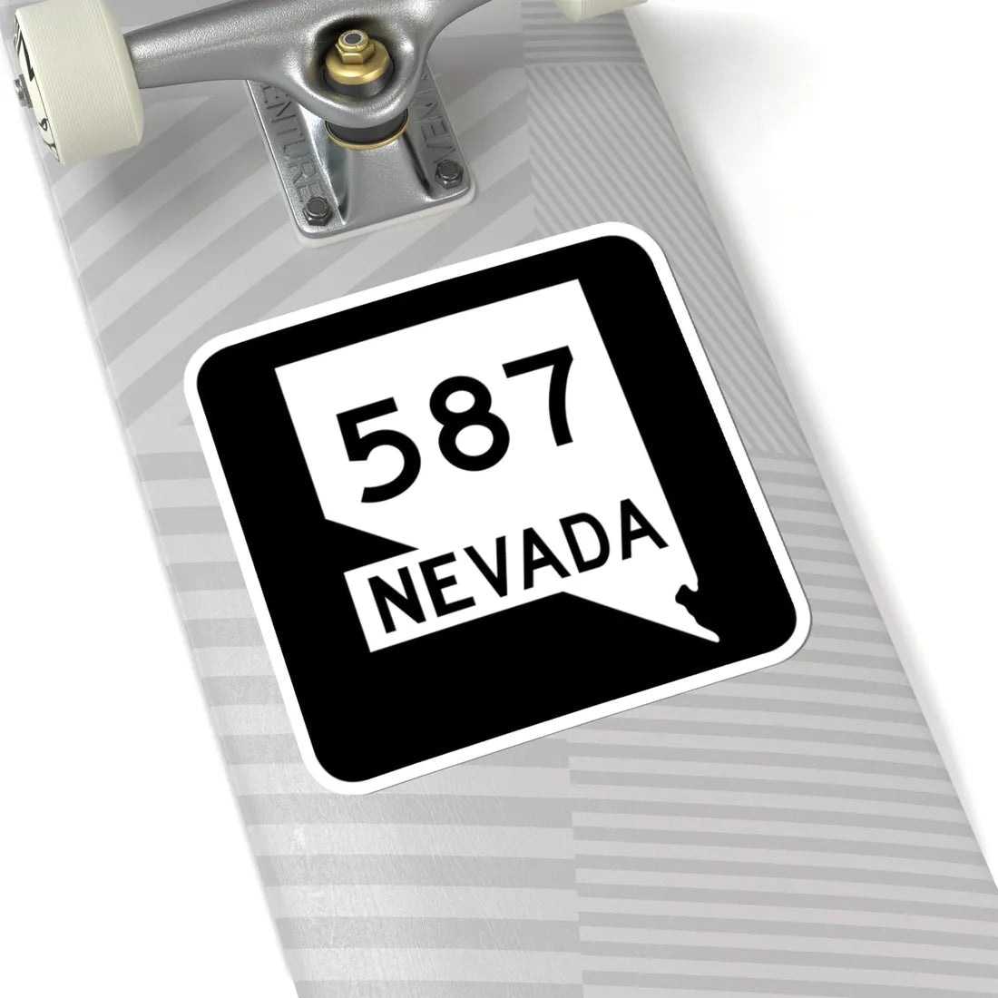 Nevada 587 (Nevada) (Road Sign) STICKER Vinyl Kiss-Cut Decal - The Sticker Space