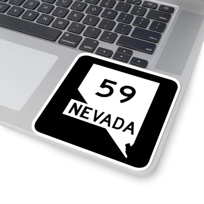 Nevada 59 (Nevada) (Road Sign) STICKER Vinyl Kiss-Cut Decal - The Sticker Space
