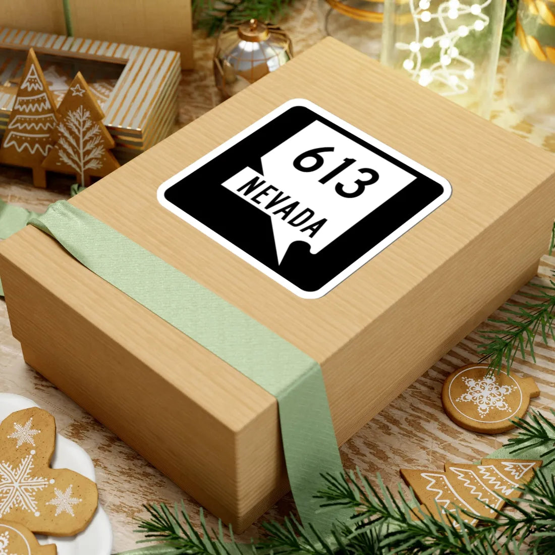 Nevada 613 (Nevada) (Road Sign) STICKER Vinyl Kiss-Cut Decal - The Sticker Space