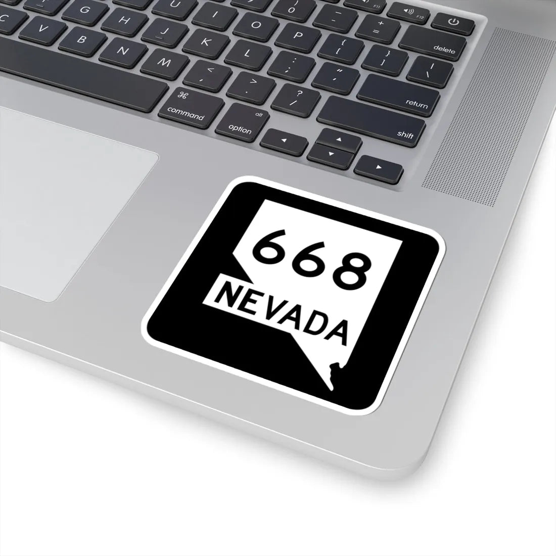Nevada 668 (Nevada) (Road Sign) STICKER Vinyl Kiss-Cut Decal - The Sticker Space