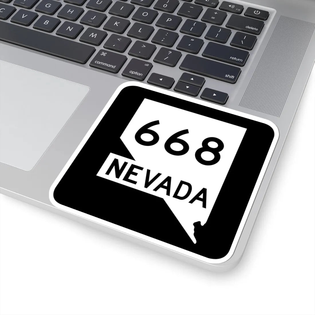 Nevada 668 (Nevada) (Road Sign) STICKER Vinyl Kiss-Cut Decal - The Sticker Space