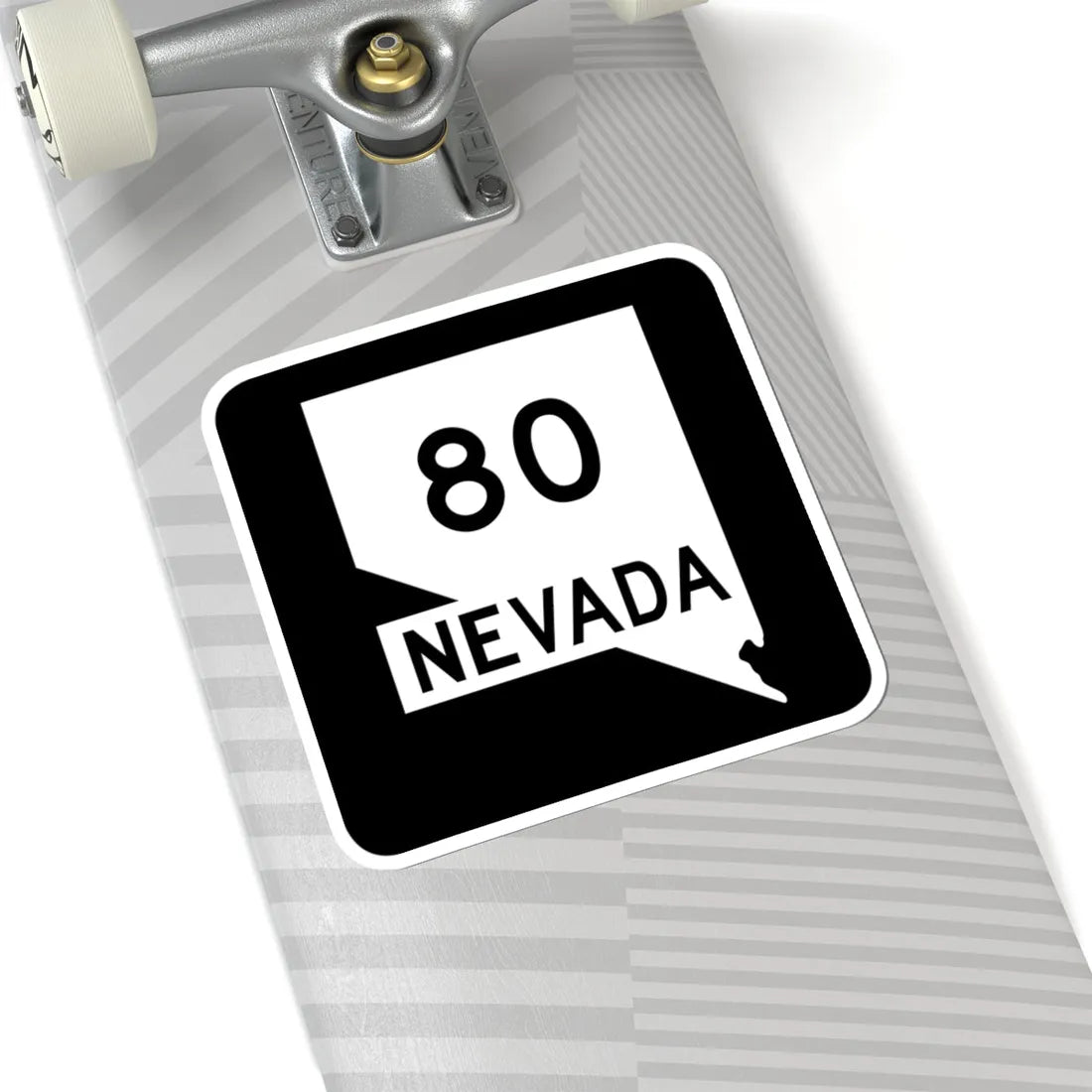 Nevada 80 (Nevada) (Road Sign) STICKER Vinyl Kiss-Cut Decal - The Sticker Space