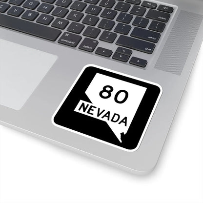 Nevada 80 (Nevada) (Road Sign) STICKER Vinyl Kiss-Cut Decal - The Sticker Space