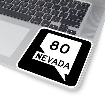 Nevada 80 (Nevada) (Road Sign) STICKER Vinyl Kiss-Cut Decal - The Sticker Space