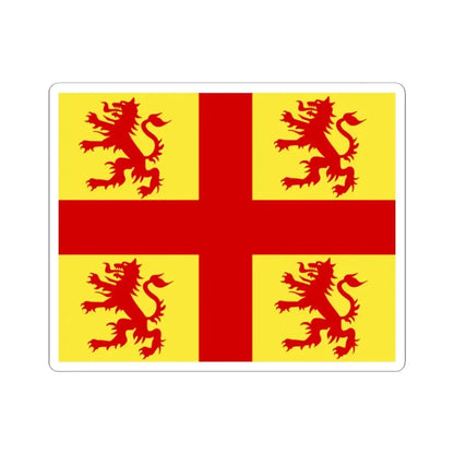 Nevele vlag (Belgium) STICKER Vinyl Kiss-Cut Decal 2 Inch White - The Sticker Space