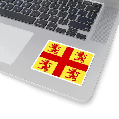 Nevele vlag (Belgium) STICKER Vinyl Kiss-Cut Decal - The Sticker Space