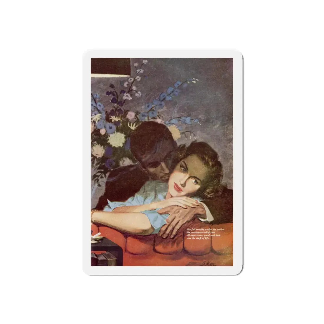 Never Another Love (Pt. 2), Redbook, November 1948 (Magazine Illustration) Refrigerator Magnet - The Sticker Space