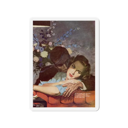 Never Another Love (Pt. 2), Redbook, November 1948 (Magazine Illustration) Refrigerator Magnet - The Sticker Space