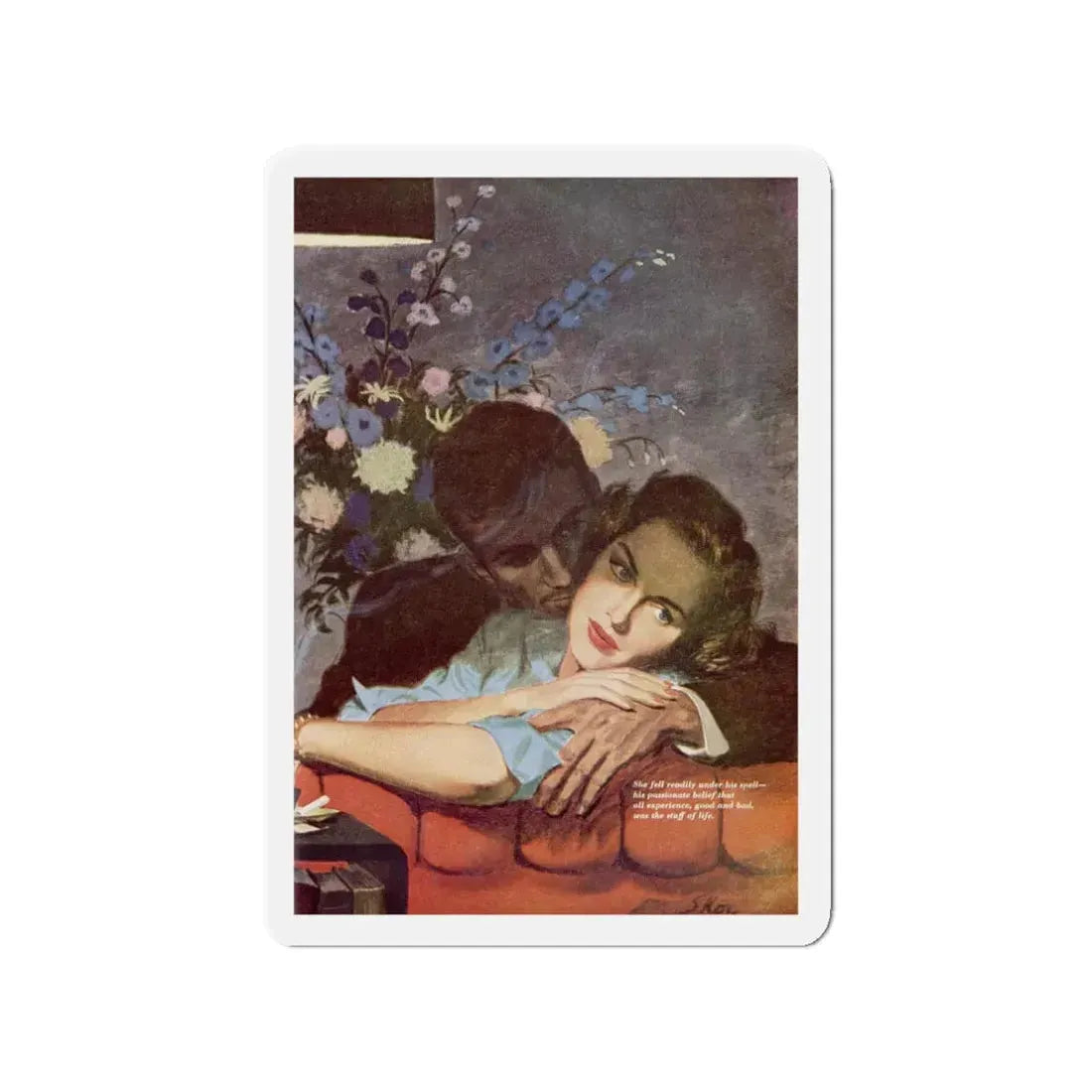 Never Another Love (Pt. 2), Redbook, November 1948 (Magazine Illustration) Refrigerator Magnet - The Sticker Space