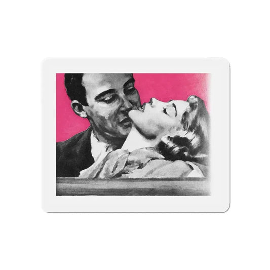 Never Look Back by Mary James, Woman's Own magazine, 1957 (Magazine Illustration) Refrigerator Magnet 6 Inch - The Sticker Space