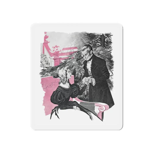 Never Look Back by Robert Blake (1), Woman's Illustrated magazine, 1958 (Magazine Illustration) Refrigerator Magnet 6 Inch - The Sticker Space