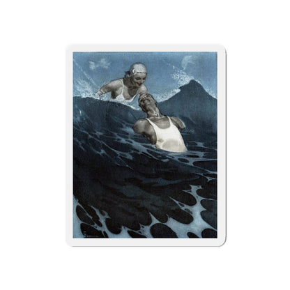 Never See Snow Again (2), Cosmopolitan, August 1936 (Magazine Illustration) Refrigerator Magnet-6 × 6"-The Sticker Space