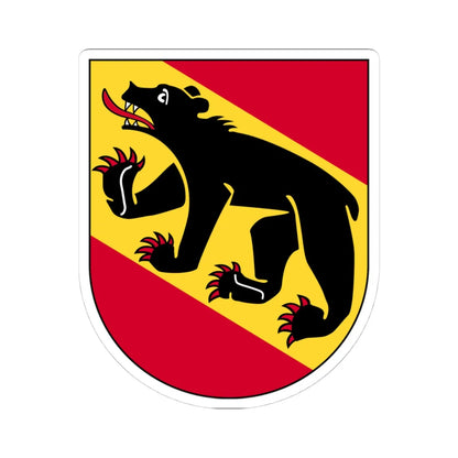 New Bern-coat of arms (United States) (Coat of Arms) STICKER Vinyl Kiss-Cut Decal 4 Inch White - The Sticker Space