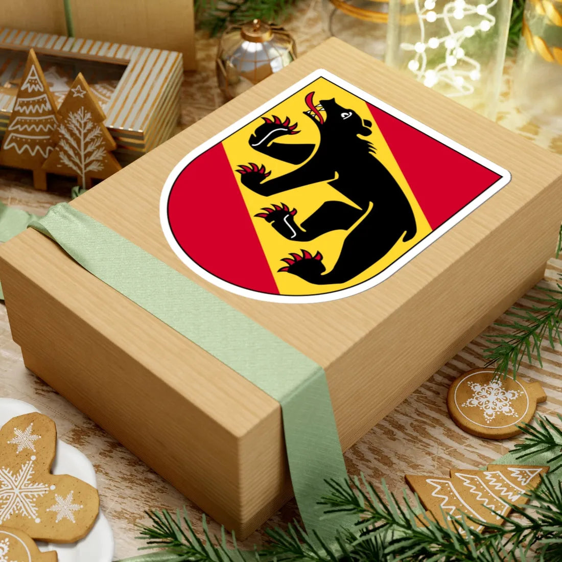 New Bern-coat of arms (United States) (Coat of Arms) STICKER Vinyl Kiss-Cut Decal - The Sticker Space