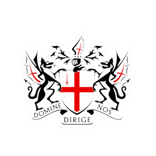 New City of London Logo (England) (Coat of Arms) STICKER Vinyl Kiss-Cut Decal 2 Inch White - The Sticker Space
