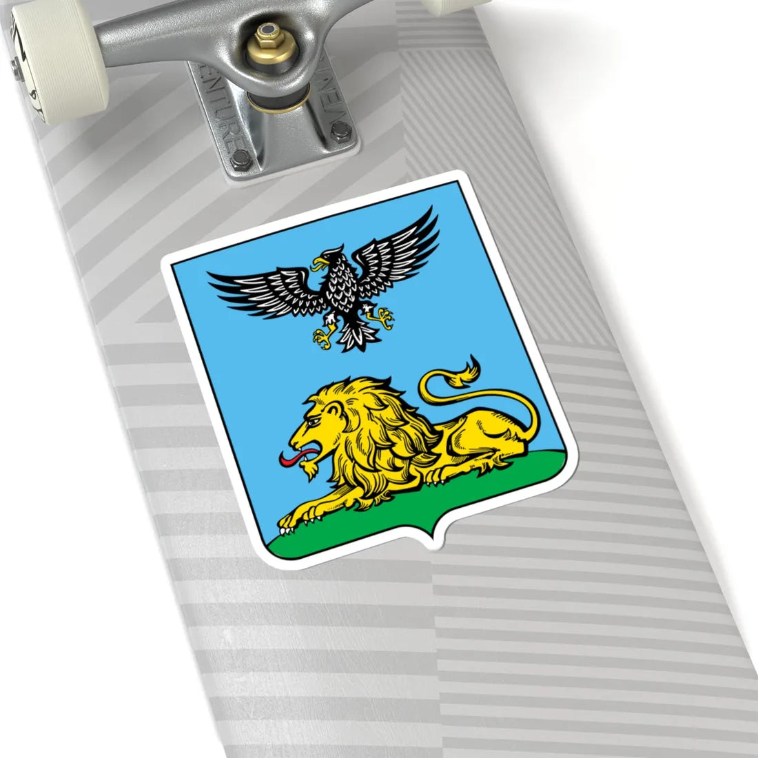 New Coat of arms of Belgorod Oblast (Russia) (Coat of Arms) STICKER Vinyl Kiss-Cut Decal - The Sticker Space
