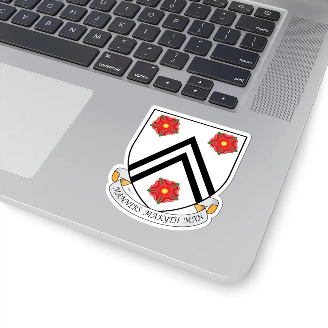 New College Oxford Coat Of Arms Motto (England) (Coat of Arms) STICKER Vinyl Kiss-Cut Decal - The Sticker Space