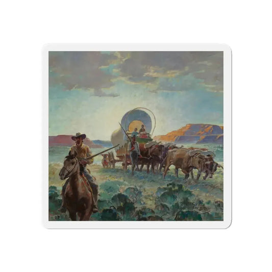 New Departure  Pioneers for Fifty Years, General Motors advertisement, circa 1940 (Magazine Illustration) Refrigerator Magnet 6 Inch - The Sticker Space