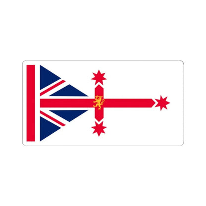 New England Australia Flag Ian Johnston Proposal (Australia) STICKER Vinyl Kiss-Cut Decal 2 Inch White - The Sticker Space