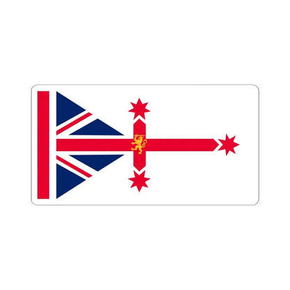 New England Australia Flag Ian Johnston Proposal (Australia) STICKER Vinyl Kiss-Cut Decal 4 Inch White - The Sticker Space