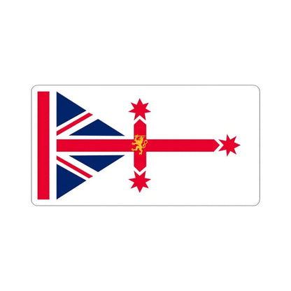 New England Australia Flag Ian Johnston Proposal (Australia) STICKER Vinyl Kiss-Cut Decal 6 Inch White - The Sticker Space