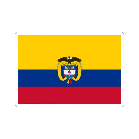 New-Flag-of-the-President-of-Colombia (Colombia) STICKER Vinyl Kiss-Cut Decal 2 Inch White - The Sticker Space