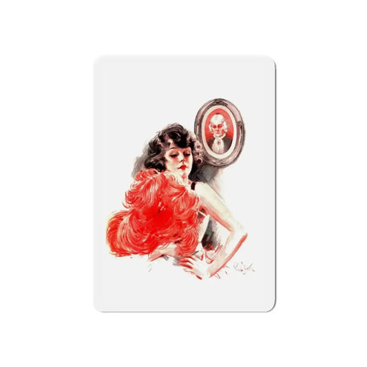 New Generation, The Saturday Evening Post  cover, July 22, 1922 (Magazine Illustration) Refrigerator Magnet 6 Inch - The Sticker Space