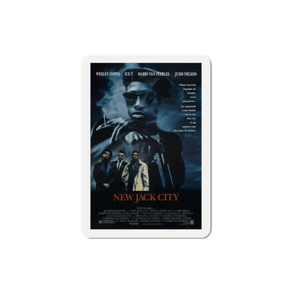 New Jack City 1991 Movie Poster Refrigerator Magnet 3 Inch - The Sticker Space