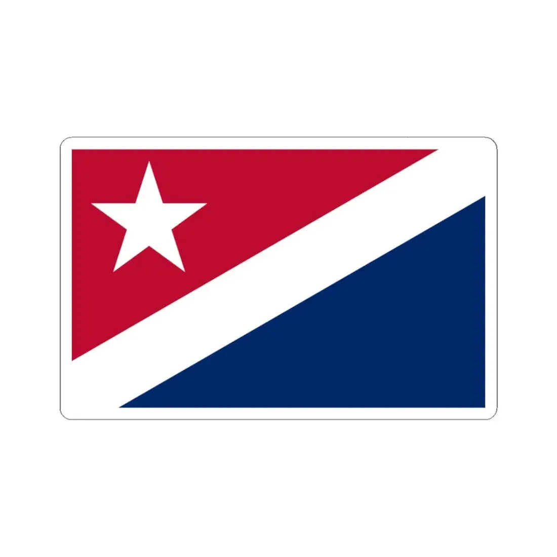 New Jersey Flag Proposal 2016 (United States) STICKER Vinyl Kiss-Cut Decal 3 Inch White - The Sticker Space