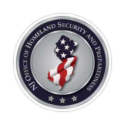 New Jersey Office of Homeland Security and Preparedness STICKER Vinyl Die-Cut Decal-3 Inch-The Sticker Space