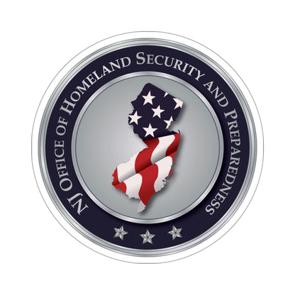 New Jersey Office of Homeland Security and Preparedness STICKER Vinyl Die-Cut Decal-4 Inch-The Sticker Space